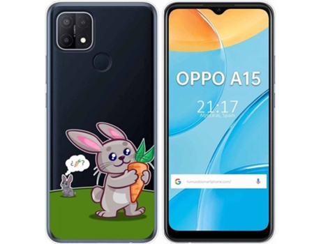Carcasa Oppo A15 TUMUNDOSMARTPHONE Conejo Multicolor