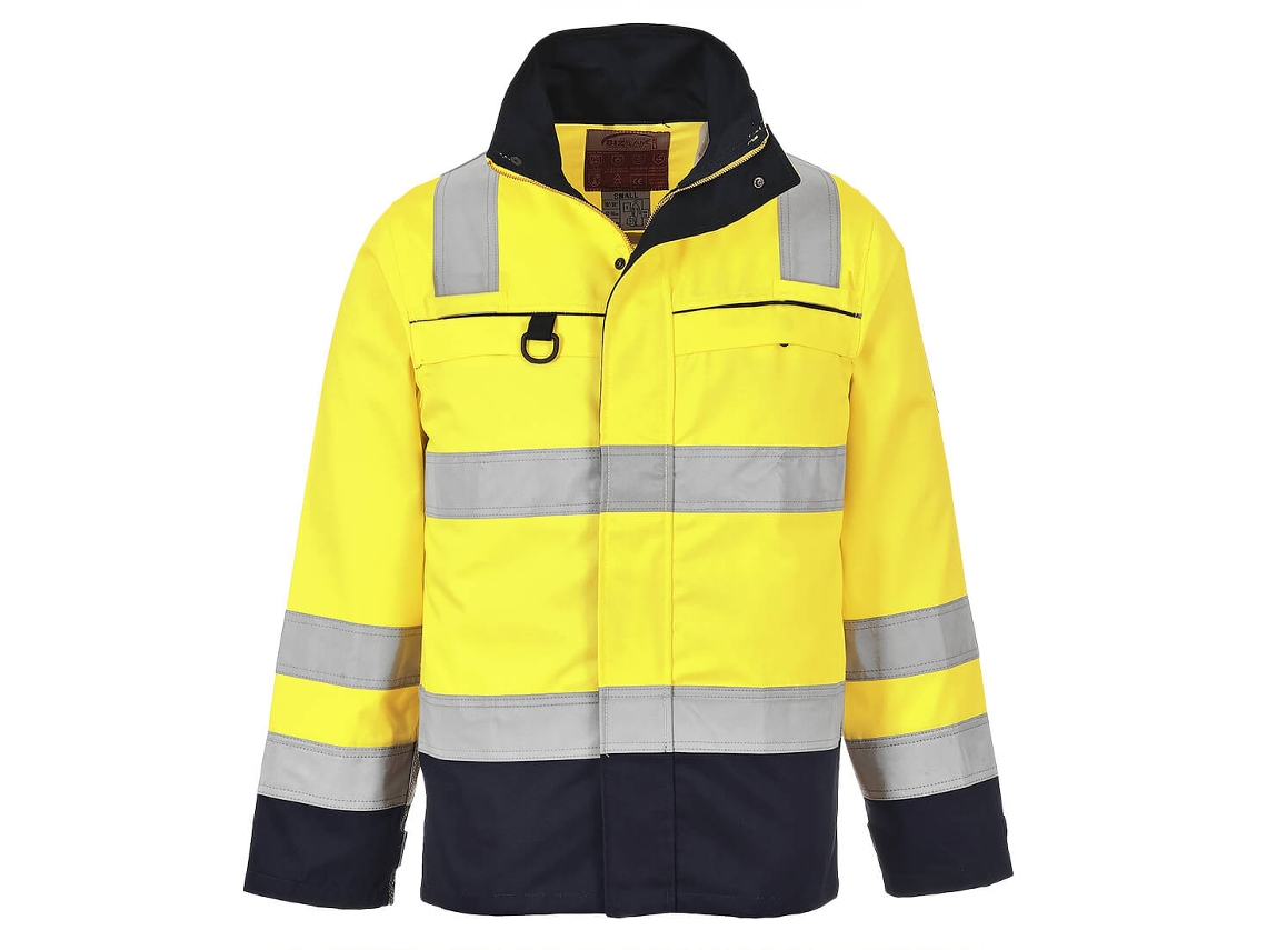 Chaqueta de alta visibilidad multinorma para protección industrial / Amarillo marino / M Portwest