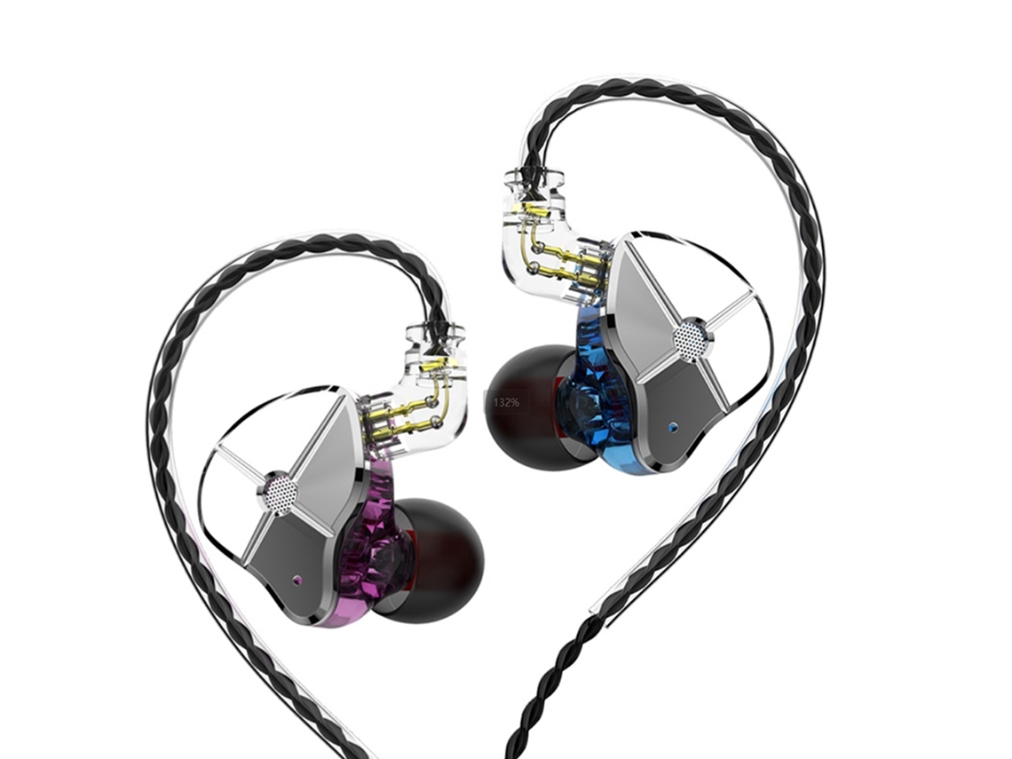 Auriculares In-ear Monitor Con Cancelación De Ruido, Dual Driver, Sonido Estéreo, Cableado Para Cantantes