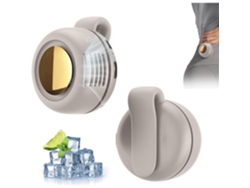 Mini Ventilador Con Clip (blanco) - Ventilador De Cintura - Mini Ventilador Portátil Silencioso Sin Aspas