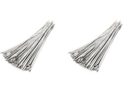 200 Bridas De Acero Inoxidable Para Cables De 7 A 9 Pulgadas