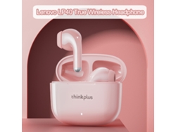Fones De Ouvido Lenovo Lp40 Pro True Wireless Bt 5.3 Controle Táctil À Prova De Suor Com Microfone E Estojo De Carregamento