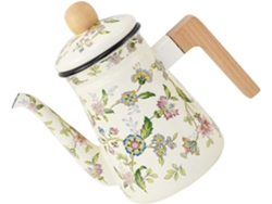 Tetera esmaltada de 1,2 L, madera.