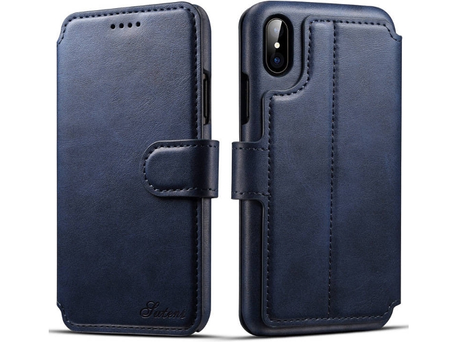 Funda iPhone X, XS WISETONY Suteni-159 Azul