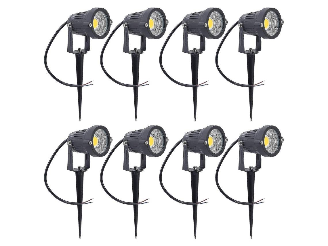 Bimirth 8 Luces De Paisaje De 5 W, Luces De Jardín Led De 12 V, Focos Exteriores Cob Superbrillantes Para G