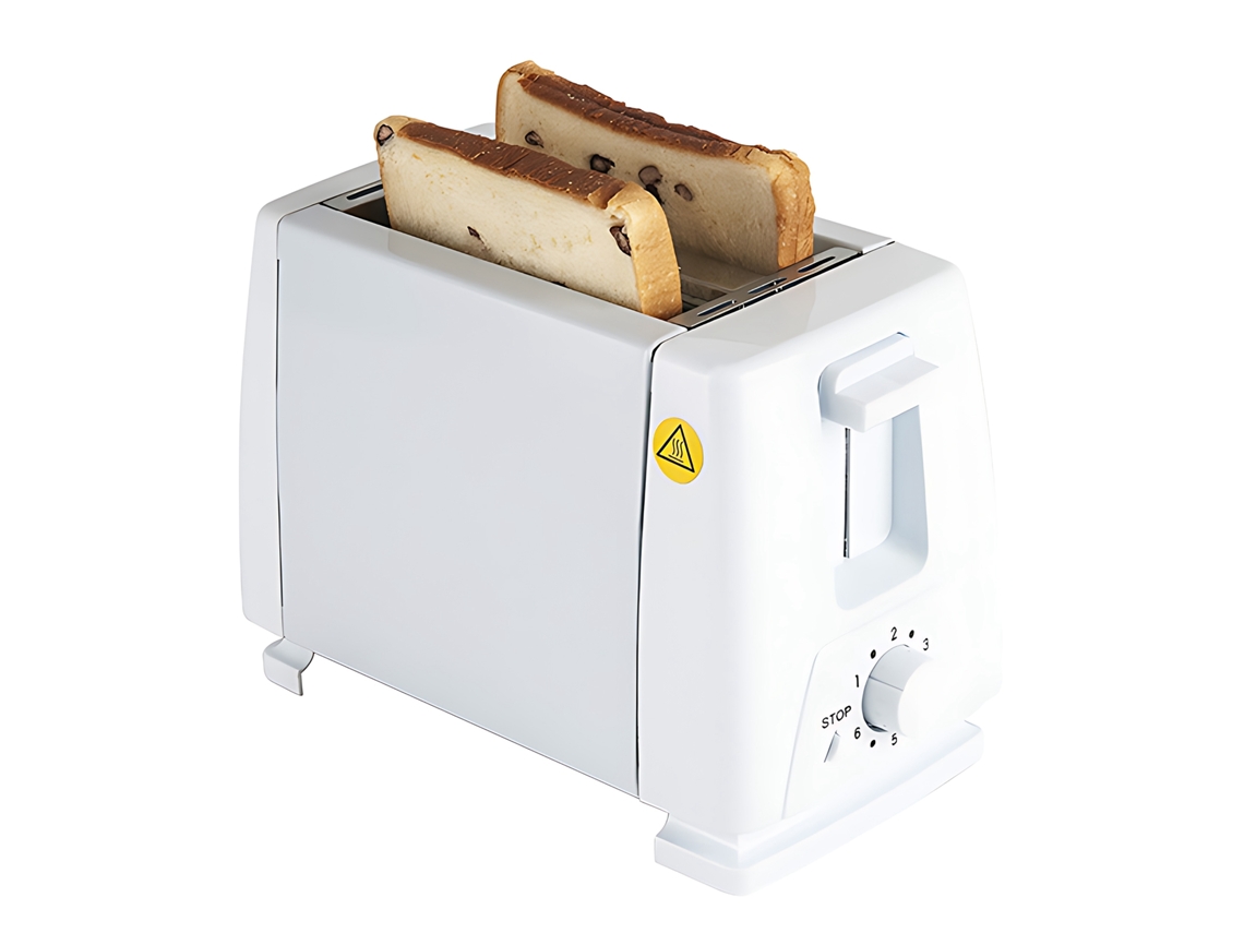 Tostadora Inteligente De 2 Rebanadas, Acero Inoxidable Y Abs, 6 Ajustes De Temperatura Con Ranura Ancha.