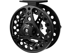 Molinho De Pesca Fly Full Aluminio Cnc 7/8 Con Sistema De Freno De Disco Negro