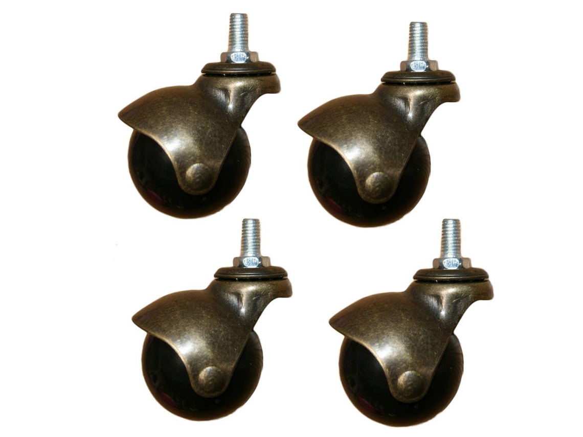 Ruedas Rodamientos Giratorias 2 Unidad 4 Piezas Para Muebles