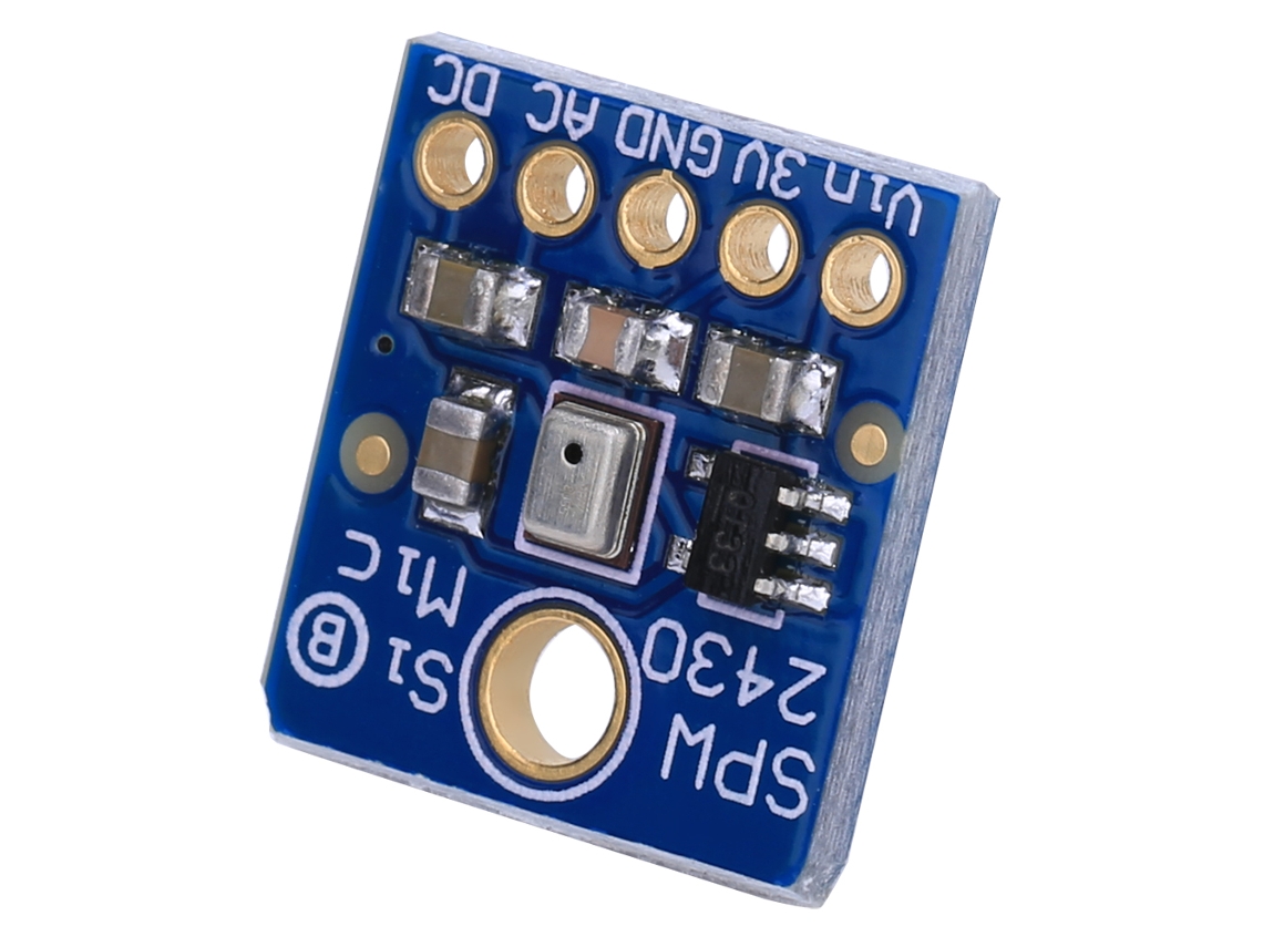 Módulo sensor de detección de sonido 2026dz, micrófono MEMS de silicio SPW2430 para grabación y muestreo FFT de 3,3-5 V