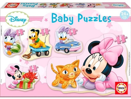 Puzzle Baby EDUCA BORRAS Minnie (5 Piezas)