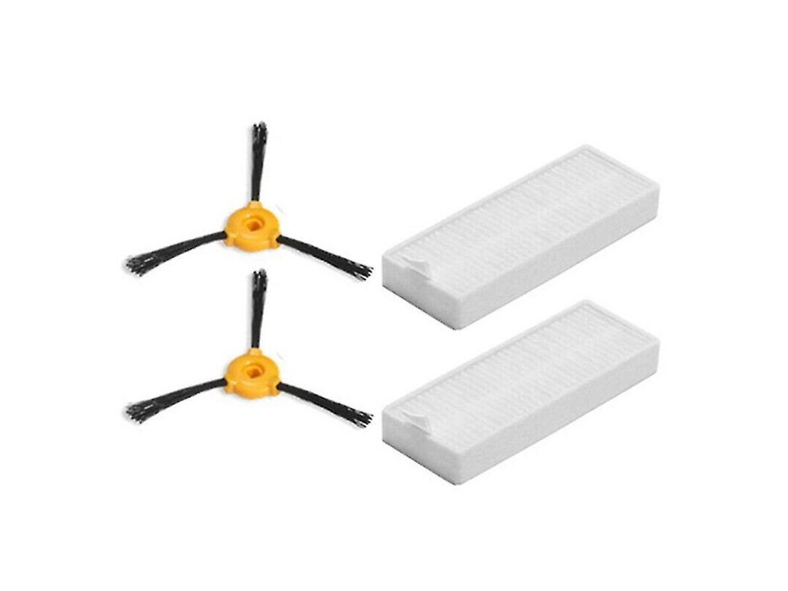 Aspiradora con cepillo lateral compatible con las piezas del robot aspirador Conga Slim