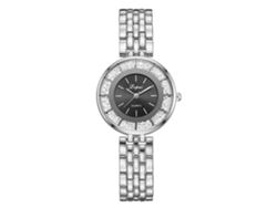Reloj De Pulsera Lvpai Para Mujer, De Aleación Con Diamantes De Imitación, Estilo Casual, Cuarzo, Plata/negro.