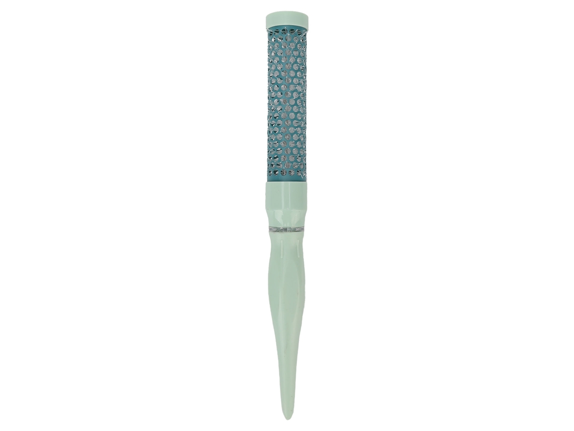 Pincel De Cabelo Redondo Barril Para Secagem, Curl E Alisamento, Com Cabo Ergonômico, Verde 1.1in - Ferramenta De Estilo Para Salão E Lar