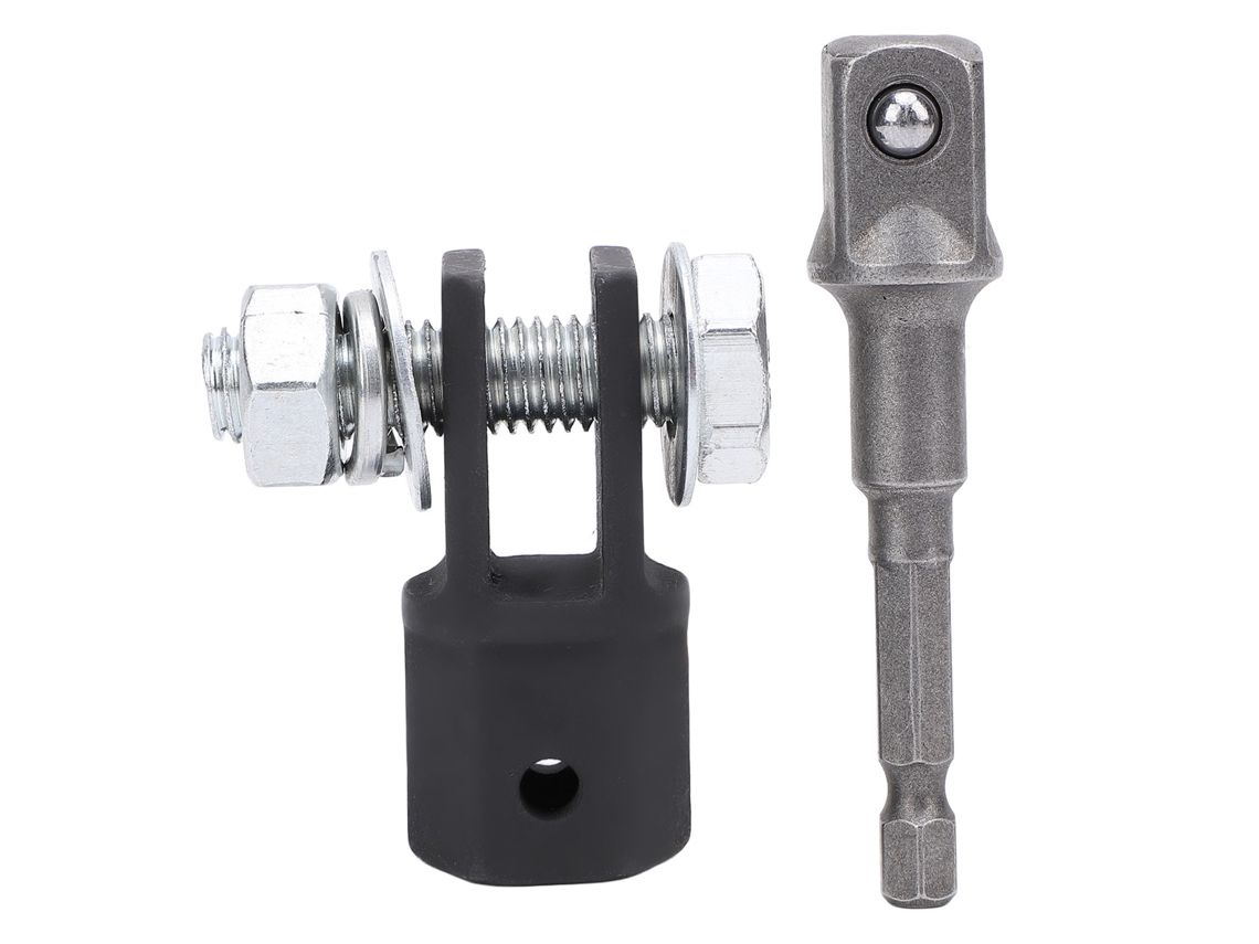 2 Piezas Adaptador De Gato Tijera Crv Acero Para Llave De Impacto O Conducir 1/2 Pulgada