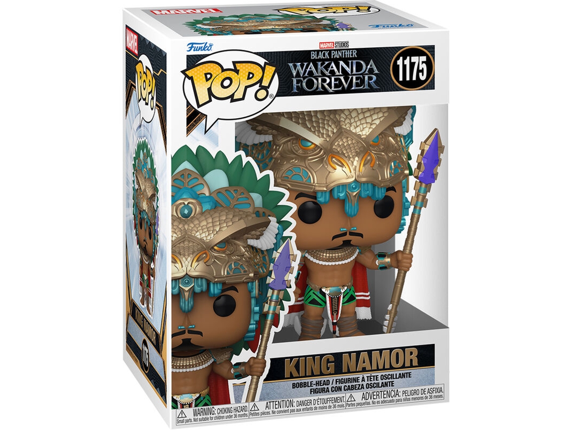 Figura Pop Marvel Pantera Negra Wakanda Rey Namor B.active