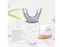 A Nova Escova De Dentes Elétrica Ultrassônica, Com Ponta De Silicone Em Formato De U Para Clareamento Dental.