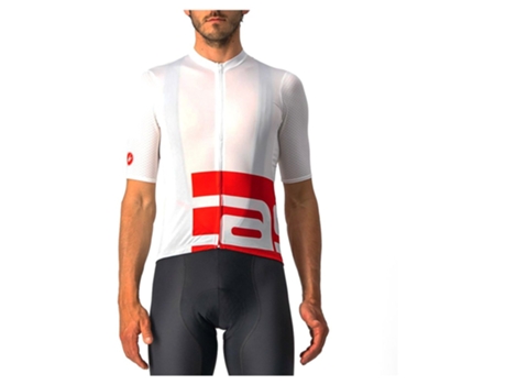 Jerseys CASTELLI Camisola Manga Curta Downtown Branco L Homem