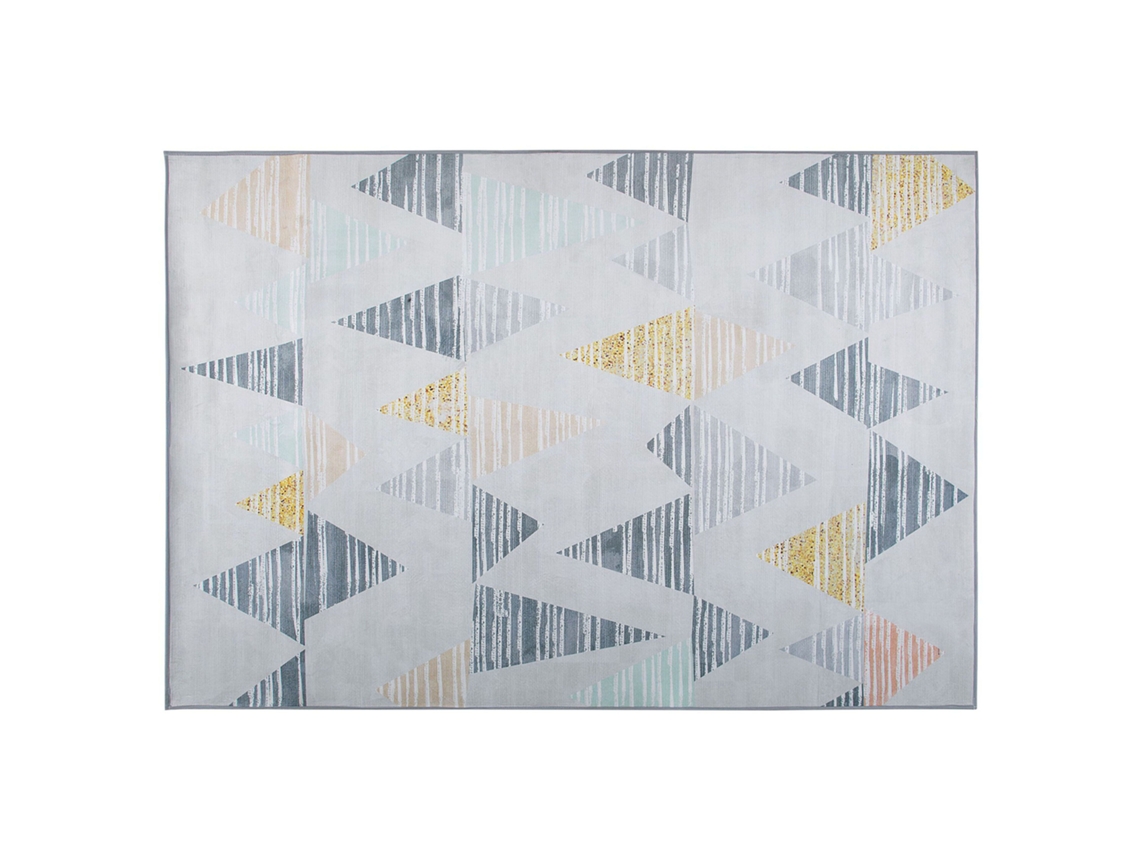 Alfombra de pelo corto BELIANI Yayla de Poliéster Gris 160x230
