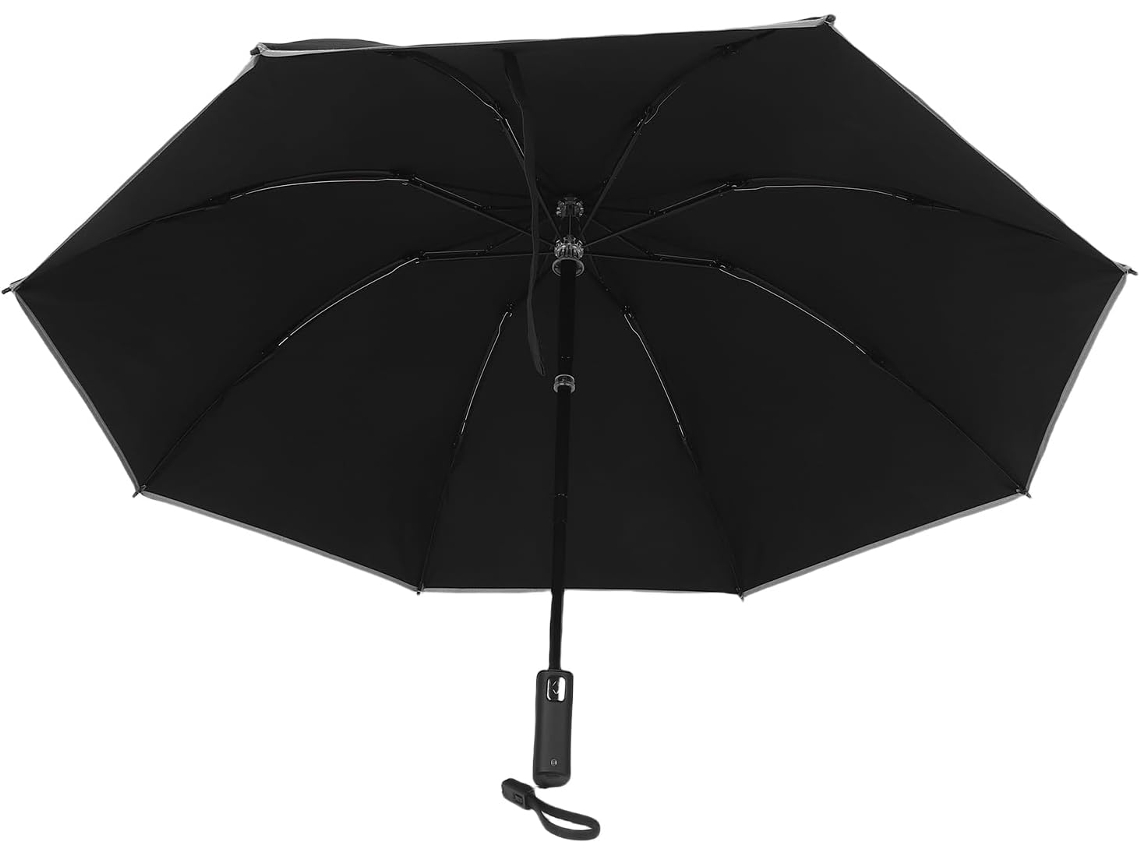 Parapluie Électrique Inversé Compact – De Voyage Pliable Inversé, Coupe-vent Avec Un Seul Bouton