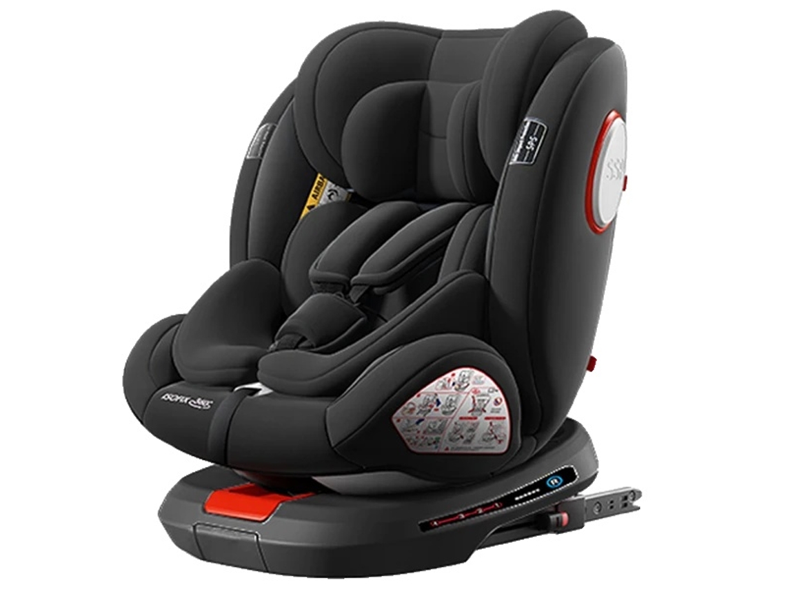 Silla de coche para niños, altura ajustable, instalación Isofix, C007 Negro OEM