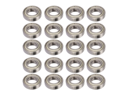 20 Piezas Rodamiento De Bola De Ranura Profunda Doble Escudo 6901z 12mm Id 24mm Od 6mm T