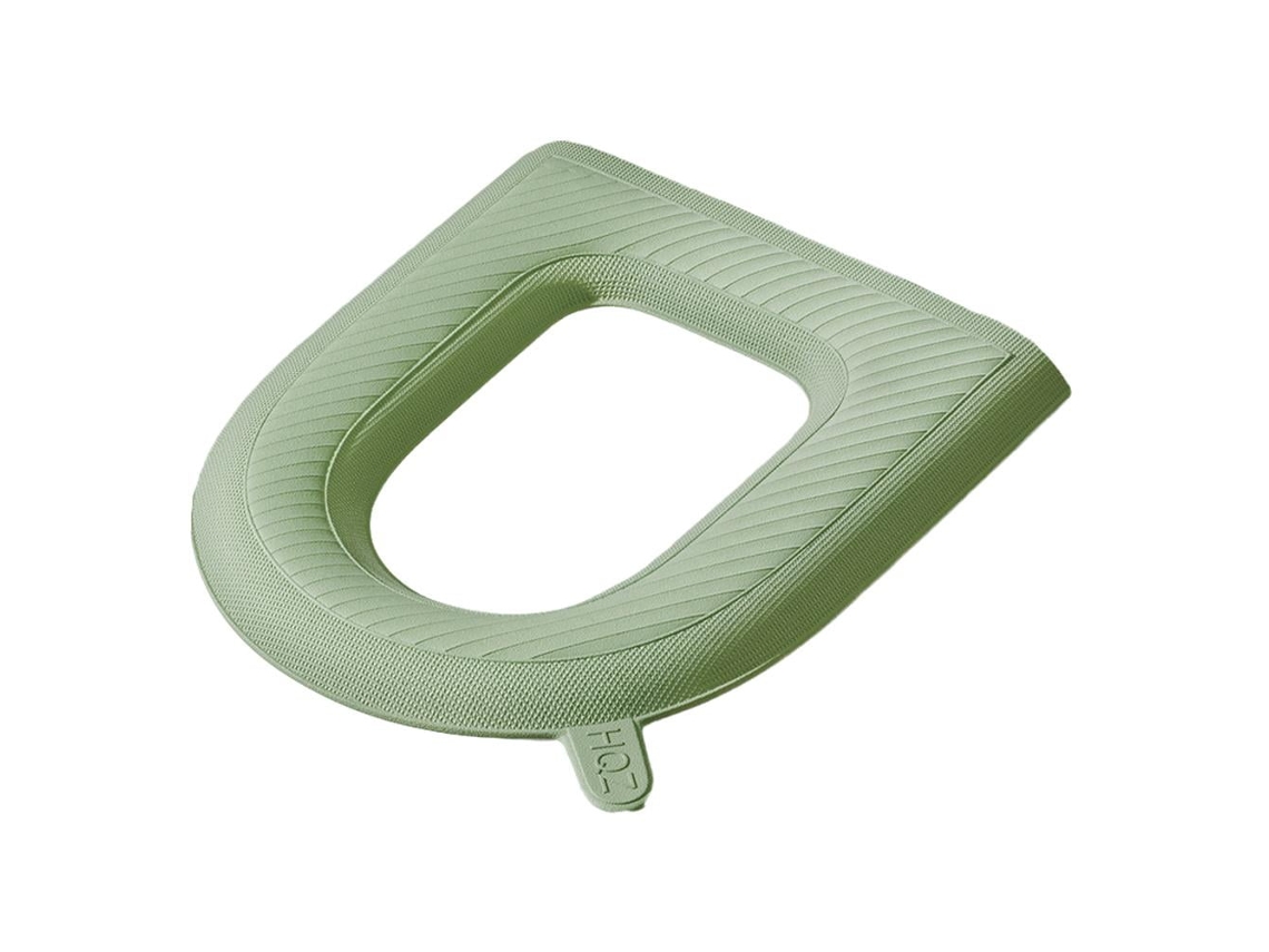 Cubierta lavable del retrete del silicón de los anillos impermeables de la espuma del cojín del asiento del inodoro
