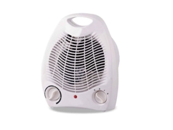 Aquecedor Elétrico Móvel 2000w com Ar Frio, Controle Inteligente, Seguro e Portátil Branco