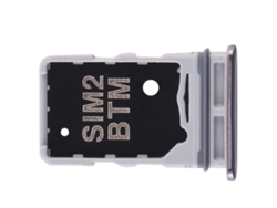 Bandeja Sim Para Samsung Galaxy A80 A90 Adaptador Tarjeta Micro Dual Plata Gris