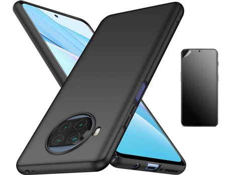 Kit Carcasa y Protector Xiaomi Mi 10T Lite Ultimatte Turtleshell Negro
