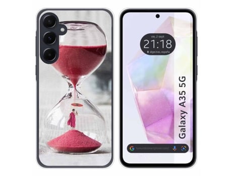 Funda Diseño Reloj para Samsung Galaxy A35 5G TUMUNDOSMARTPHONE Silicona Multicolor