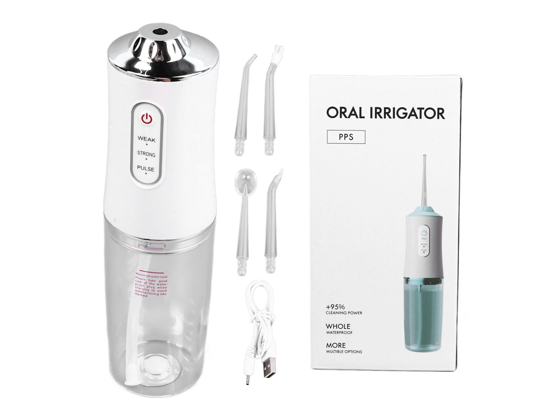 Irrigador Bucal Eléctrico Flosser Para Dientes Limpiador De Agua Dental
