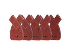 50 Hojas De Papel De Lija Triangulares Con 4 Agujeros, Grano 40/60/80/120/240 Para Lijadora Ezg, Para Pulir Madera, Metal Y Plástico.