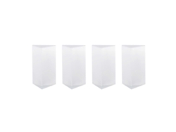 prismas triangulares transparentes para luces de arcoíris, prismas ópticos de cristal, vidrio, enseñanza de física, espectro de luz refractada
