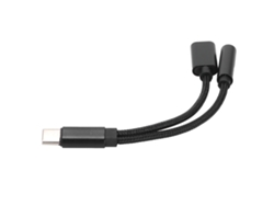 Adaptador compatible para cables de audio Xiaomi y Huawei EOOCOO (convertidor de USB-C a conector de auriculares de 3,5 mm)