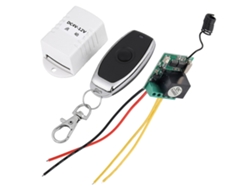 Relé Inalámbrico De Control Remoto Con Interruptor De Un Solo Botón, Receptor Y Transmisor, Para Voltajes De 4 V, 5 V, 6 V, 7,4 V, 9 V Y 12 V Cc.