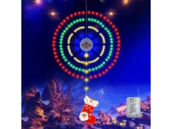 Luces navideñas BJ con forma de fuegos artificiales, resistentes al agua IP65, 8 modos de iluminación, luces colgantes decorativas.