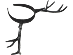 Diadema Mujer Cornes De Cerf En Plástico Cómodo Effy Décoratif Pour Performances Théâtrales