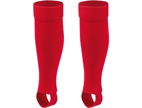 Calcetines sin pies Unisexo JAKO Uni Rojo para Fútbol (Talla: Junior)
