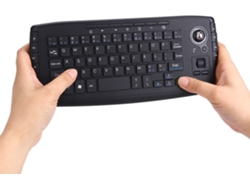 Teclado Inalámbrico Mini CUICH 2.4 Ghz Con Rueda Trackball (Inglés)
