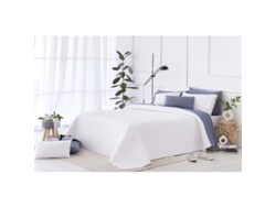 Colcha Boutí Microfibra 4 Estaciones Cama 120/135- 230X260 cm Piqué Blanco TODOCAMA