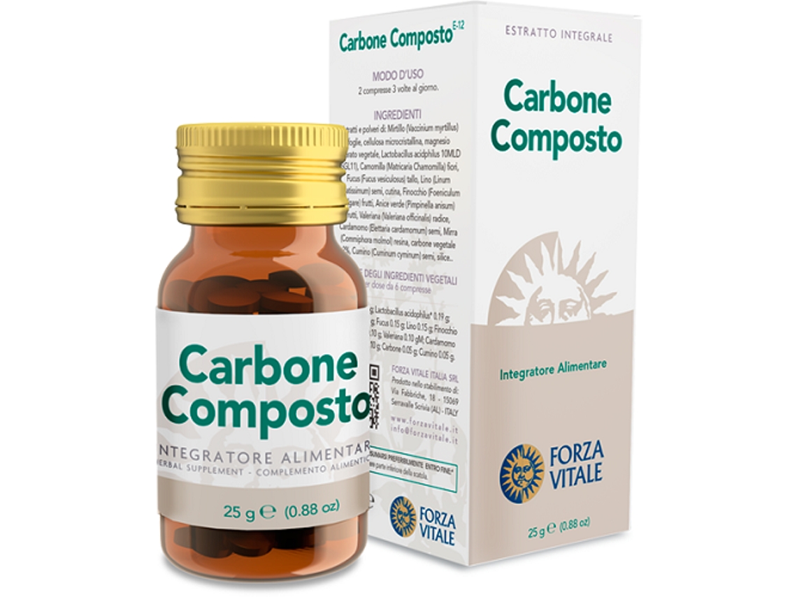 Aceite Essencial FORZA VITALE Composto De Carvão (25 g)