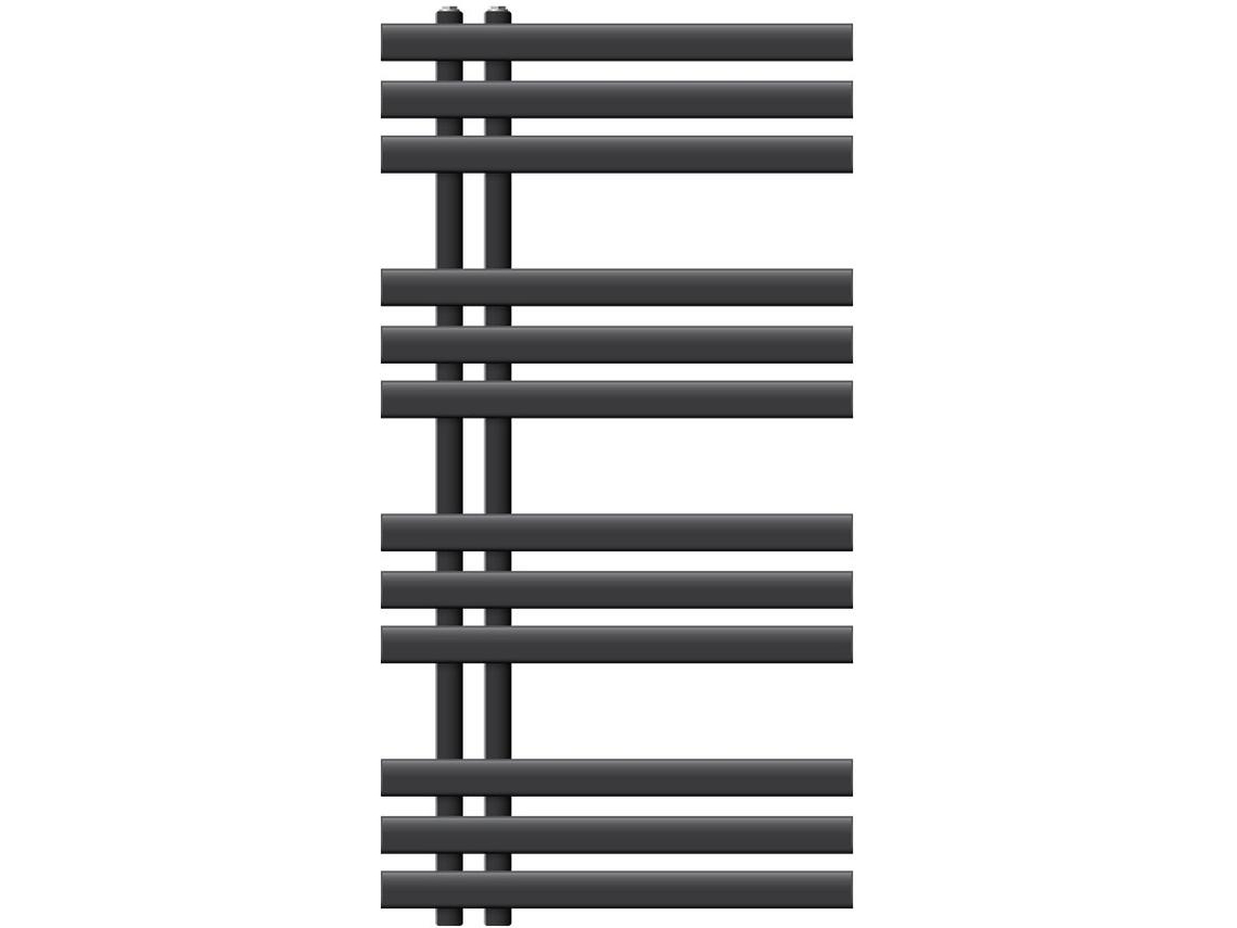 Radiador Toallero de Baño ECD Antracita (Acero - 50 x 100 x 3 cm)
