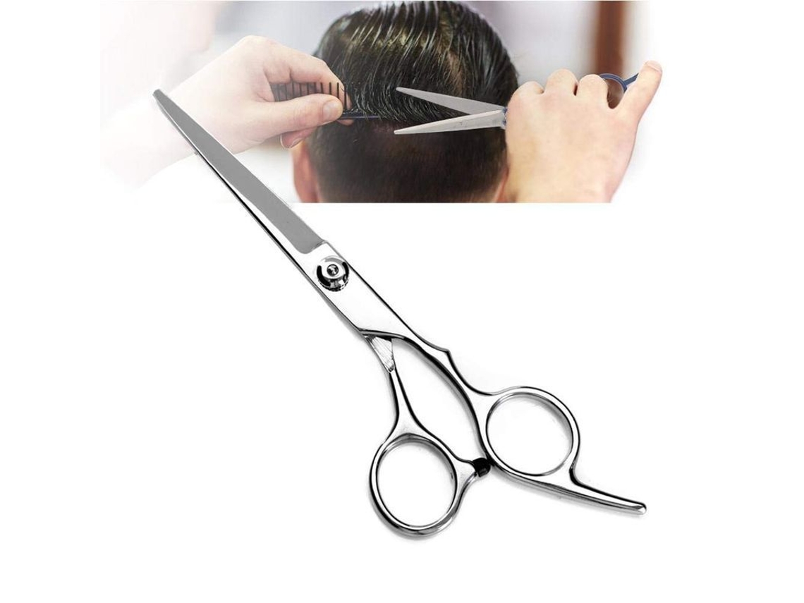 Tijeras Para El Cabello De Acero Inoxidable De 6 Pulgadas, Tijeras Para Barba Súper Afiladas, Ajustables Y Antiadherentes.