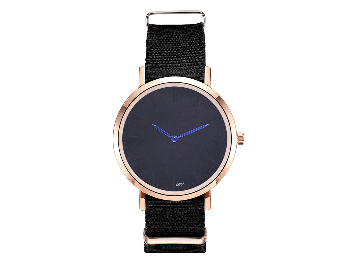 Reloj De Pulsera Unisex De Cuarzo Con Correa De Lona De Nailon Para Uso Casual Y Casual.