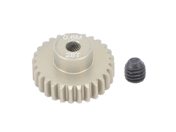 Engrenagem Pião De Liga De Alumínio 3.175mm 0.6m Alta Resistência Para Carro Rc Crawler 1/8 1/10 28d