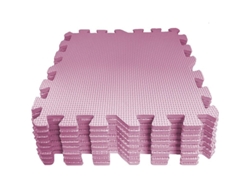 Juego De 8 Cojines De Espuma Entrelazables (rosa) 30x30cm Seguros, Suaves Y Duraderos