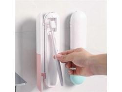 Esterilizador portátil de cepillos de dientes con luz ultravioleta Rosewell, soporte para cepillos de dientes eléctricos y manuales recargables para viajes.