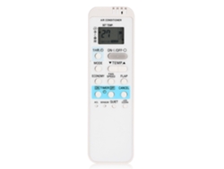 Mando A Distancia Duradero De Abs Blanco Para Aire Acondicionado Sanyo Ax1/3 (batería No Incluida).