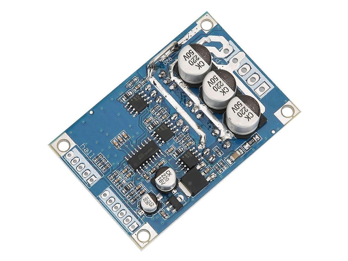 Controlador De Motor Sin Escobillas Bldc De 12v-36v 15a 500w Con Placa Controladora De Efecto Hall