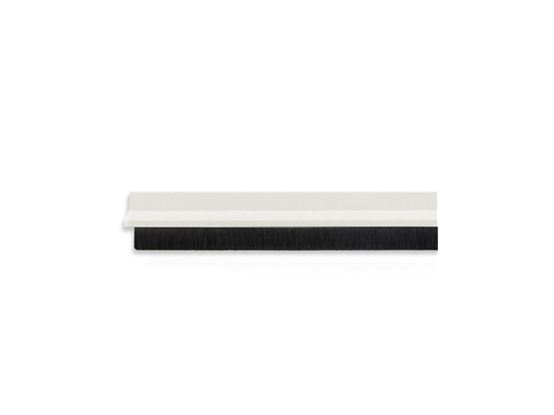 Burlete Adhesivo Pvc Cepillo 1m X 45mm Transparente